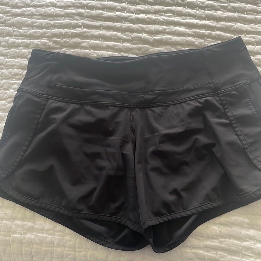 Black Lululemon Running Shorts
